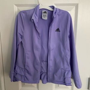Adorable Girls Adidas Tracksuit, Size 6x.